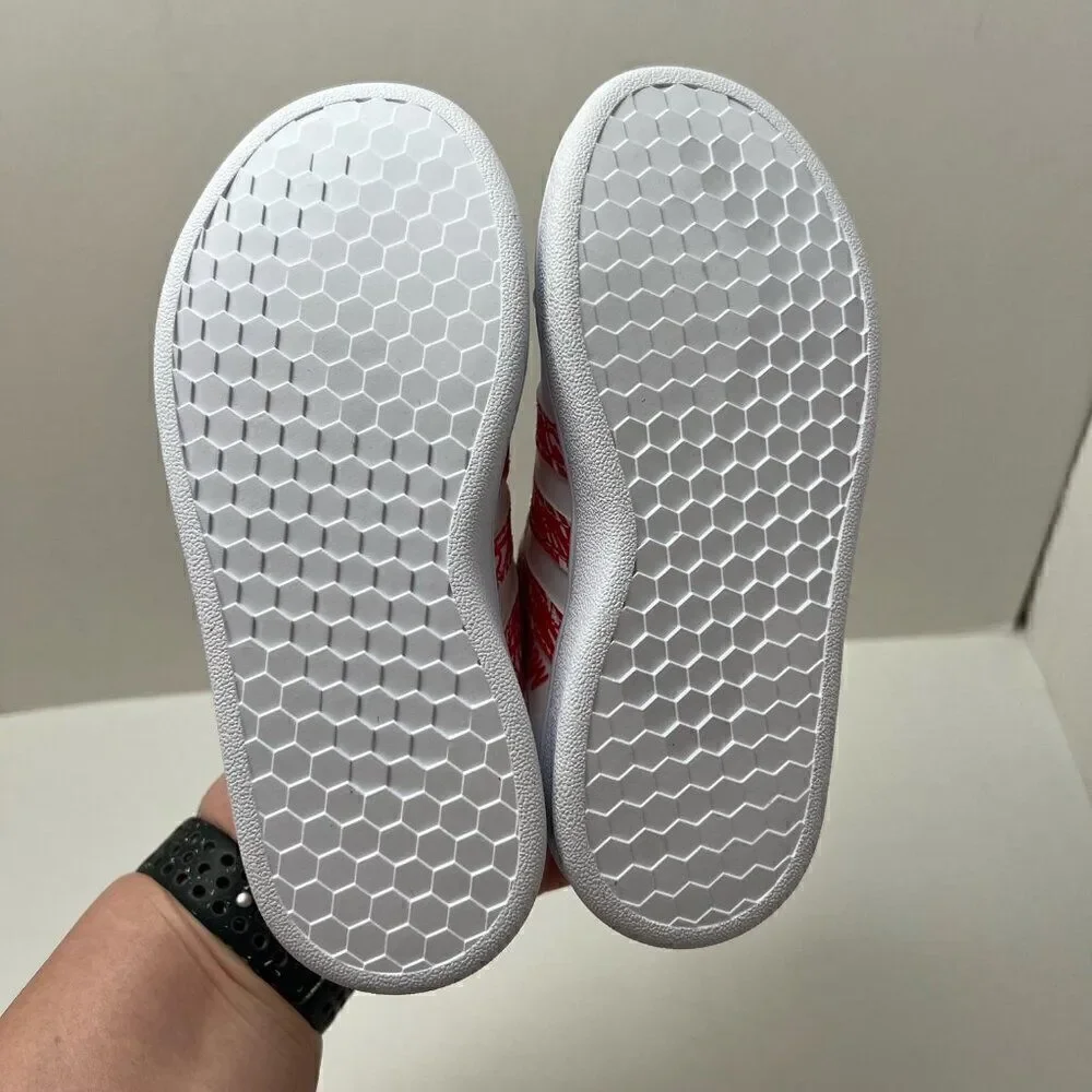 Adidas Disney Shoes Kids Size 10.5K Grand Court MM EL C Minnie Mouse GZ3318